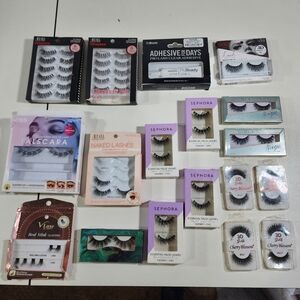 Lot Of 18 SEPHORA Essential Eyelashes Faux Cold Essentials Swanky Chic Nacket.
